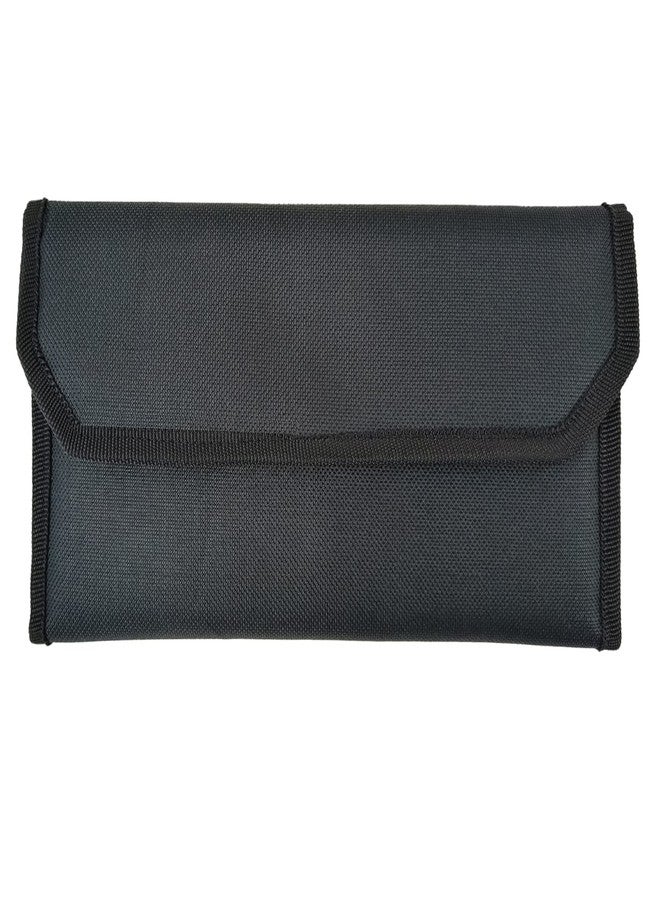 BRYGGER Unisex Design Cheque Book or Card Holder or Travel Organizer or Vehicle Documents Holder with Multi 10 Pockets for Multipurpose Use (Mat Black) - Image 3